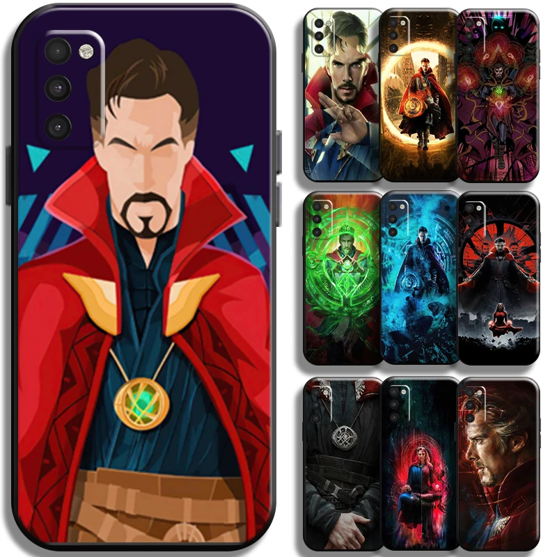 

Marvel Doctor Strange For Samsung Galaxy A03 A03S Phone Case Coque Carcasa Back Liquid Silicon Full Protection Shell Cover Soft