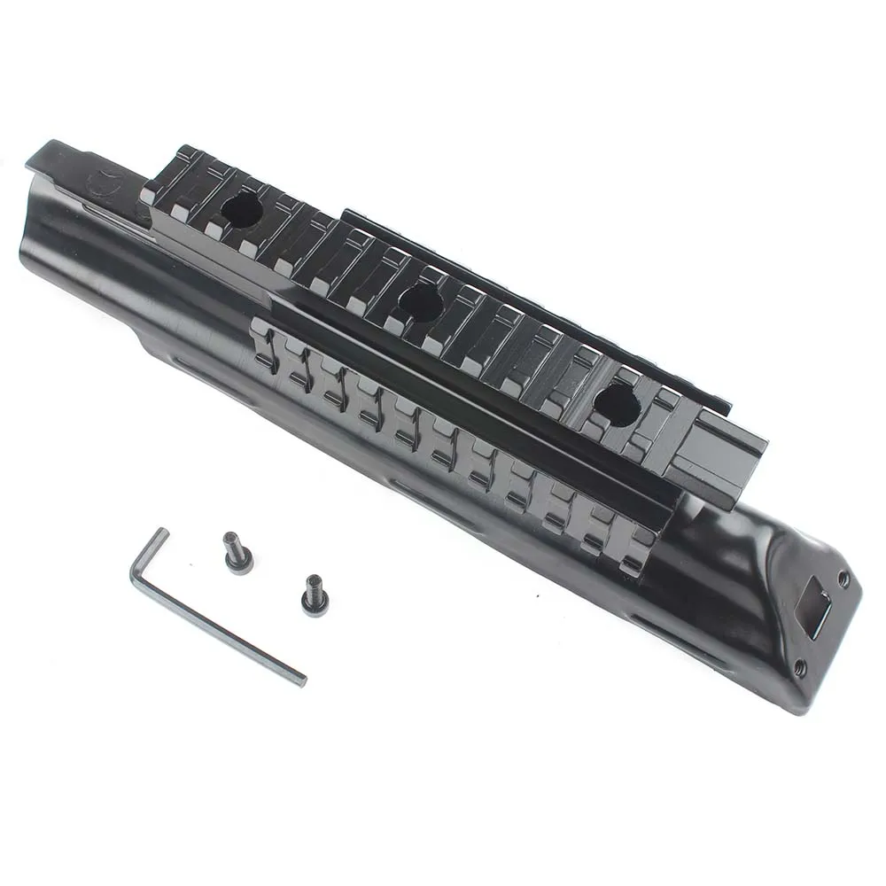 Тактическая система крепления Tactical AK47 Tri-rail Mount Integral Rail Picatinny Weaver Base Handguard Quad Receiver Top Cover Scope.
