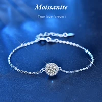 gelle 925 sterling silver moissanite bracelets female ins jewelry diamond bracelet for wife stunning jewelry girlfriends gift