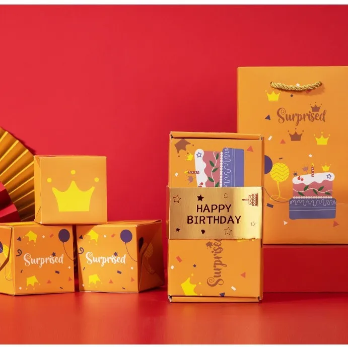 

Подарочная коробка-сюрприз "10 прыгающих коробок"