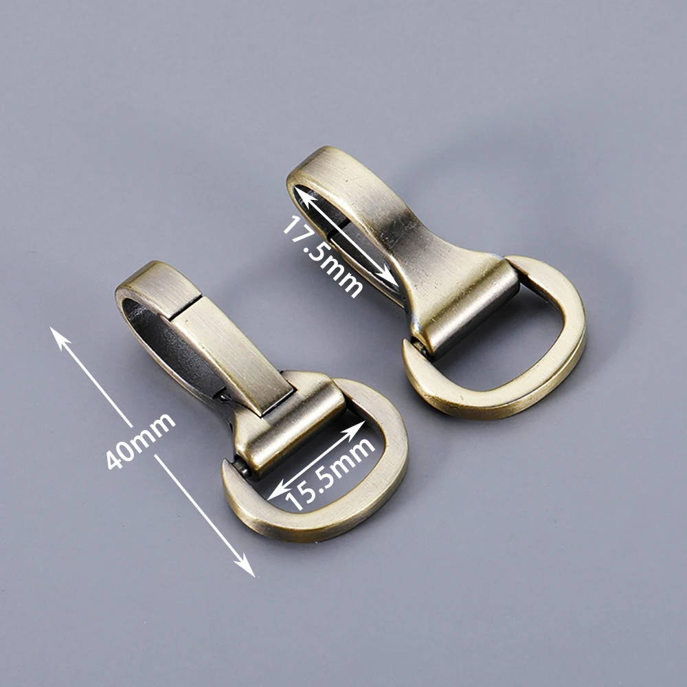 5pcs/lot Gold Silver Bronze Black Metal Swivel Lobster Clasp DIY Keychain Keyring Key Chain Ring Craft Bag Hardware Wholesale