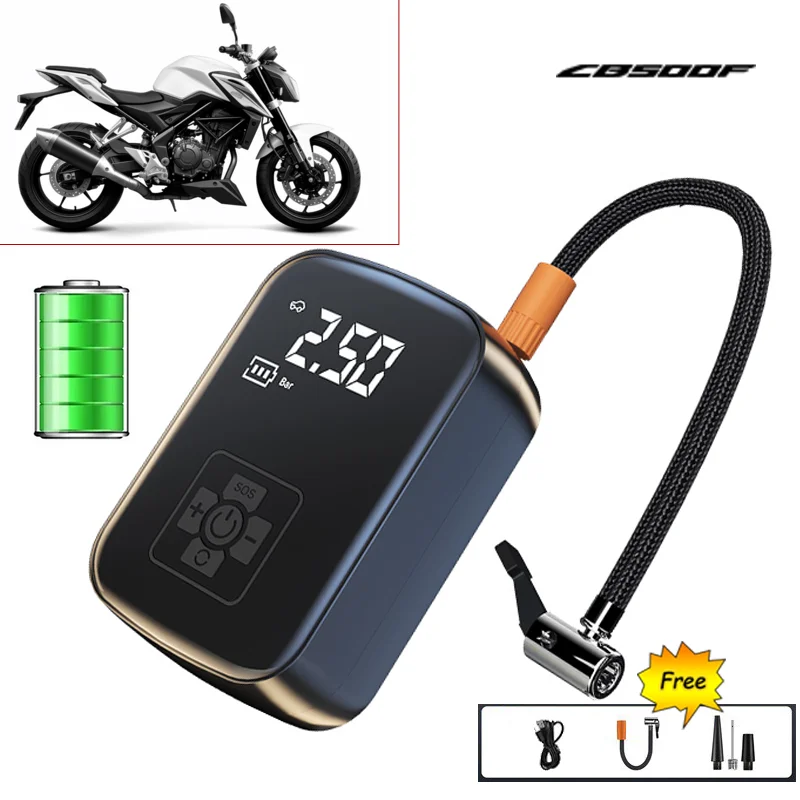 

Для Honda CB500F CB 500F CB500 F беспроводные шарики для шин мотоцикла велосипеда лодки Многофункциональный насос для шин
