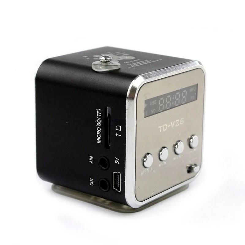 Портативный мини-динамик Td-v26 с Bluetooth цифровой Fm интернет Fm-радио динамик USB