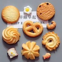 creative cream cookies refrigerator magnets 3d snacks food magnet decorations message stickers
