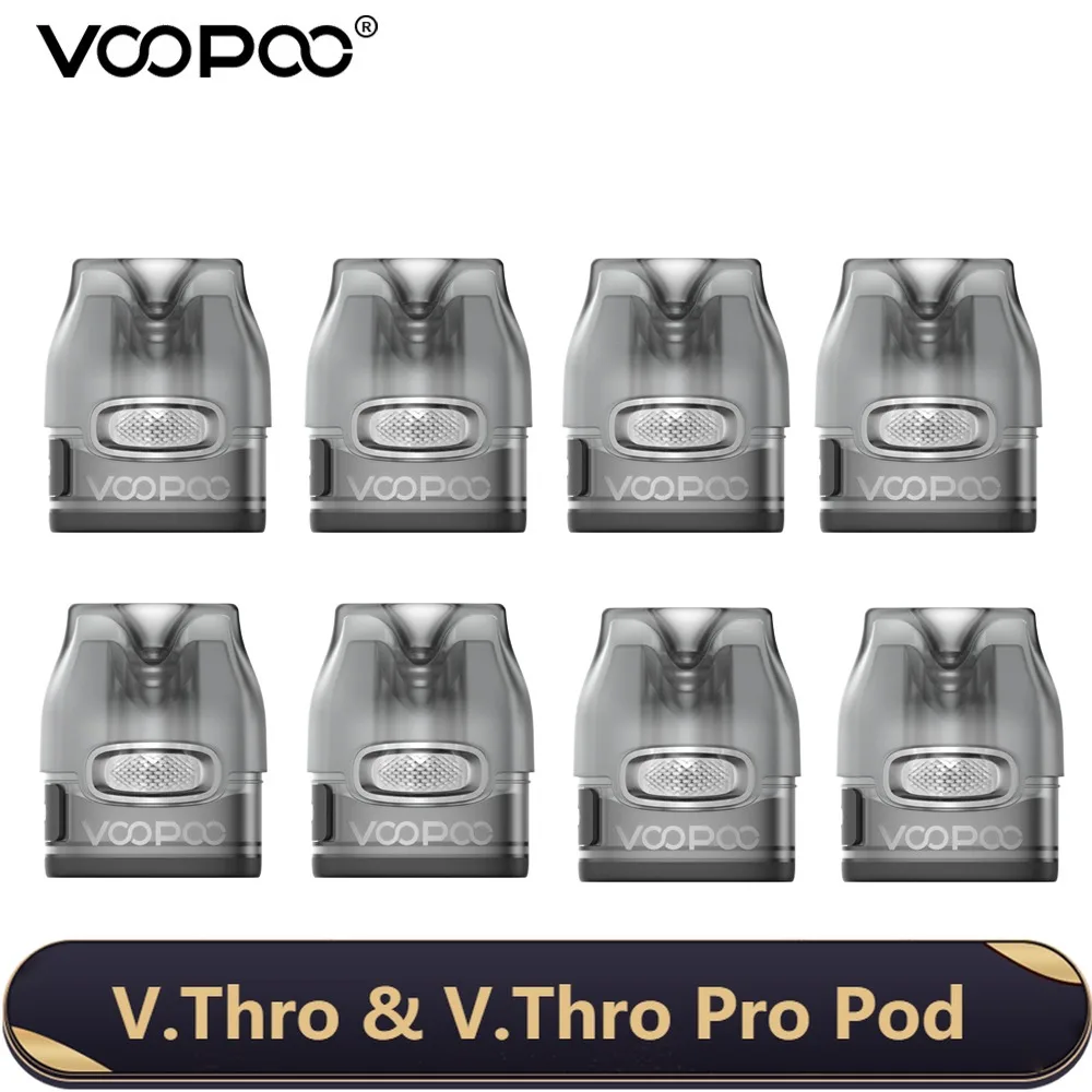 

Original VOOPOO VThru Pro Vmate Pod Cartridges 0.7ohm 1.2ohm Resistance 3ml Pod Cartridge Electronic Cigarette Vape Vaporizer