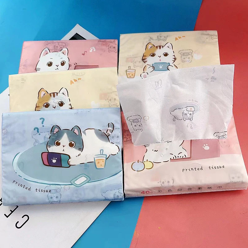 

Одноразовые бумажные полотенца для лица, 40 шт