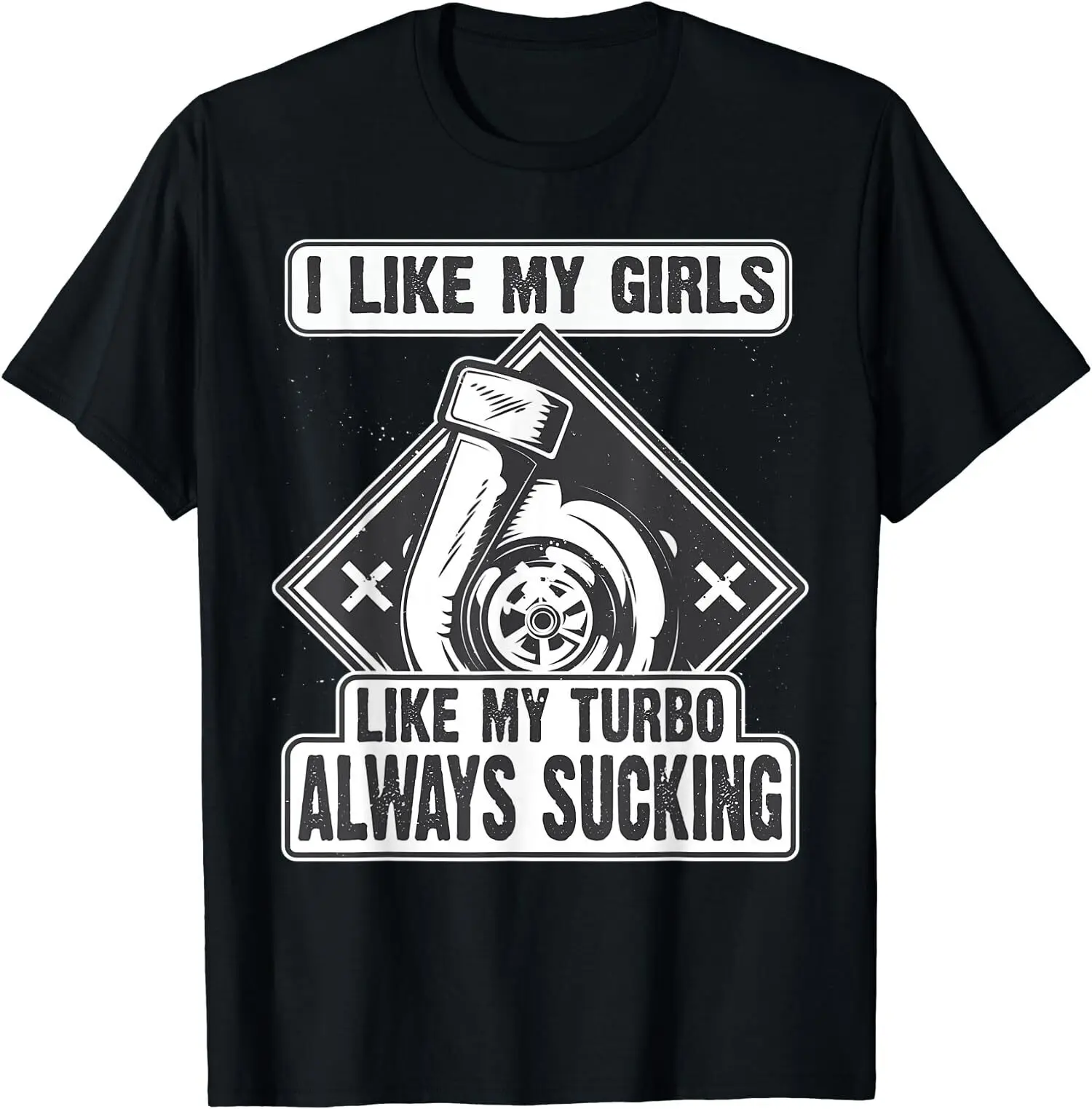 НОВАЯ ОГРАНИЧЕННАЯ Футболка с забавным механиком I Like My Girls Turbo Always Sucking