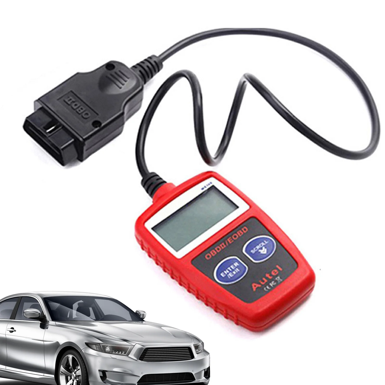 

MS309 OBD2 Scanner Car Diagnostic Scan Tools Check Emission Monitor Status CAN-BUS Diagnostic Scan Tool for All OBD II Protocol