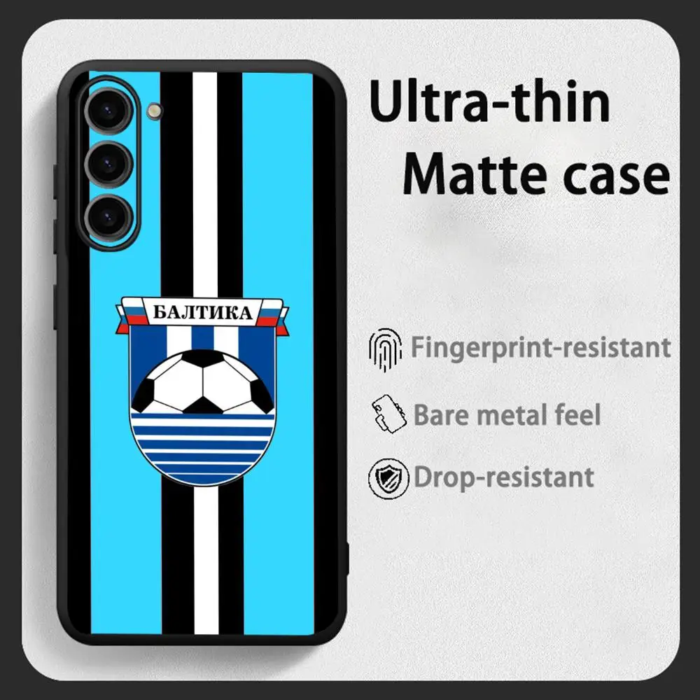 Фото Чехол для телефона с дизайном FC Baltika Kaliningrad для Samsung Galaxy S26 S25 S24 S23 S22 S21 Plus Ultra Fold, мягкий, черный. №1