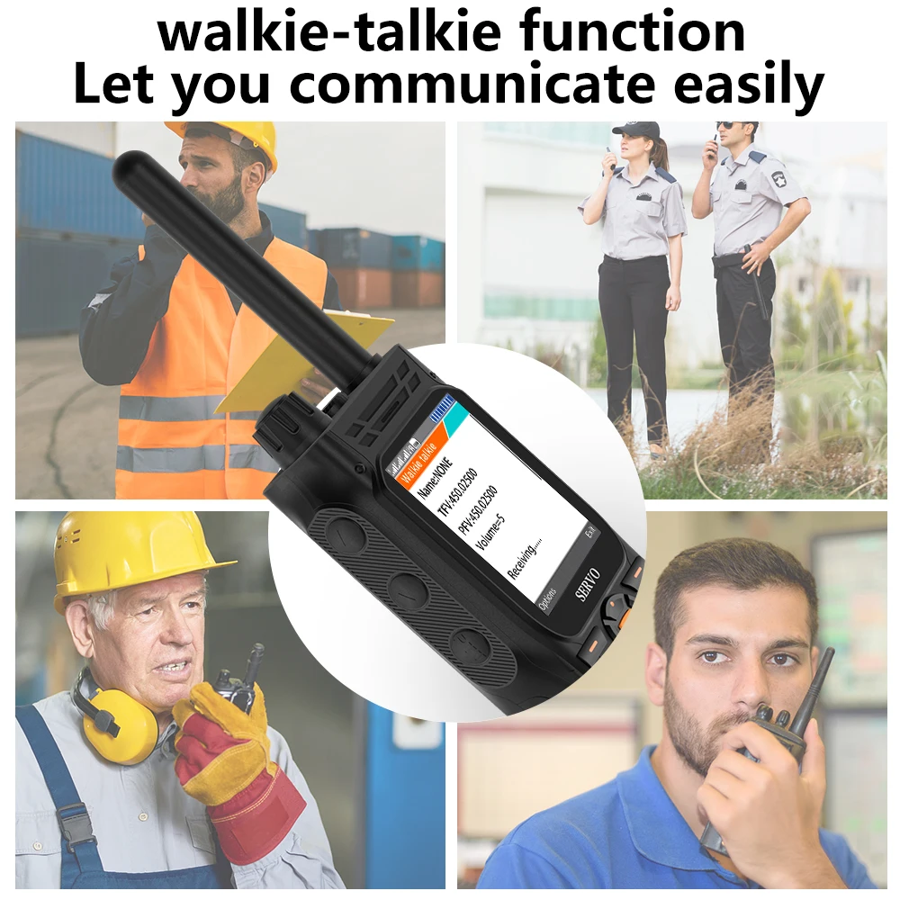 SERVO F3 Plus 3 SIM Card Walkie Talkie Mobile Phone UHF 400-470MHz Power Bank Speed Dial Auto Record Call Magic Voice Cellphone