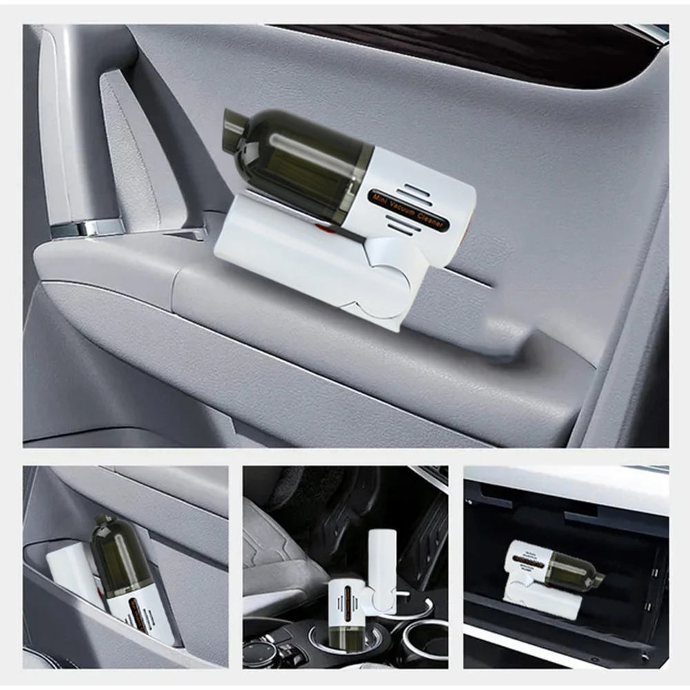 

Wireless Car Handheld Vacuum Cleaner Portable Powerful Suction Smart Cordless Mini Interior Accessories For Car Home Cleaning