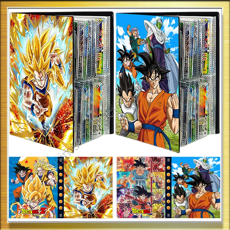 

Anime Dragon Ball Z Peripheral Card Album Book Game Card Collection Toys Christmas Gift High-Capacity Storage Bag