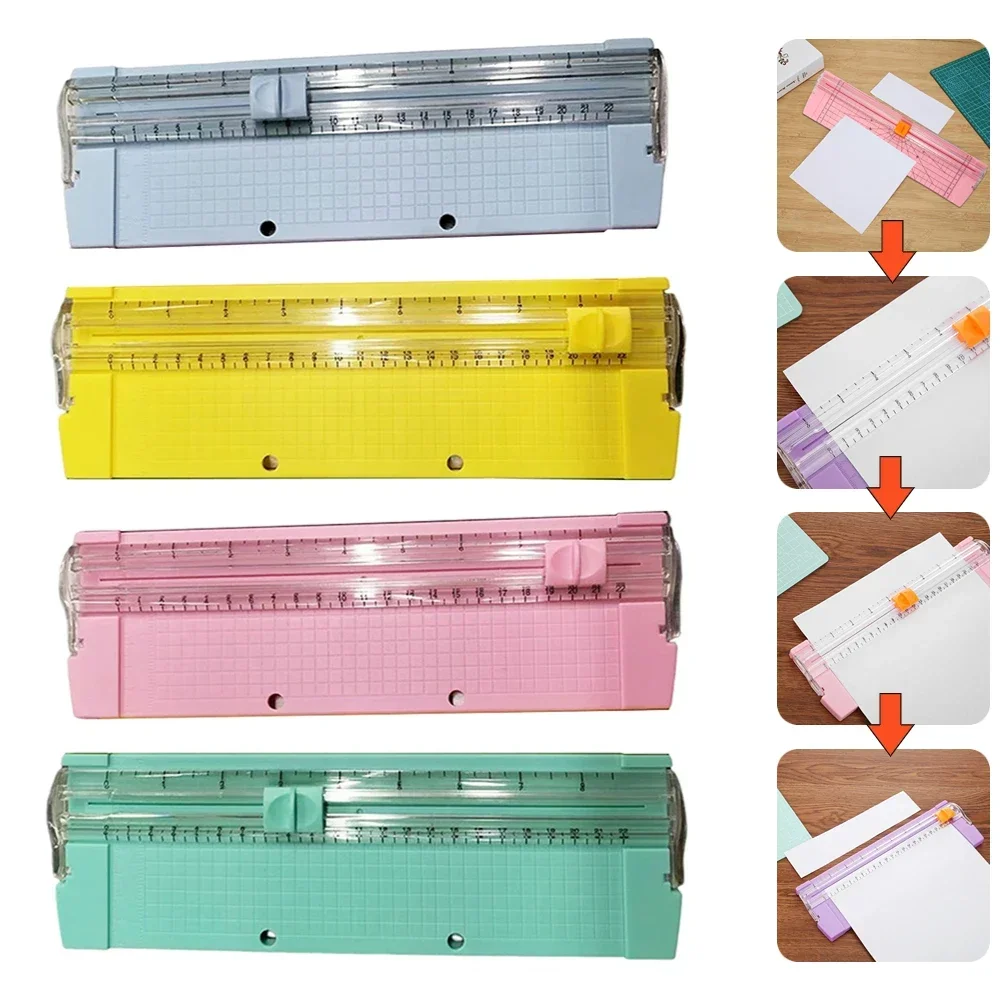 

Spare Home Tool Pull-out Ruler Trimmer Machine Knife With Office Scrapbook Paper Paper Guillotine Paper Cutter Photo Cutting