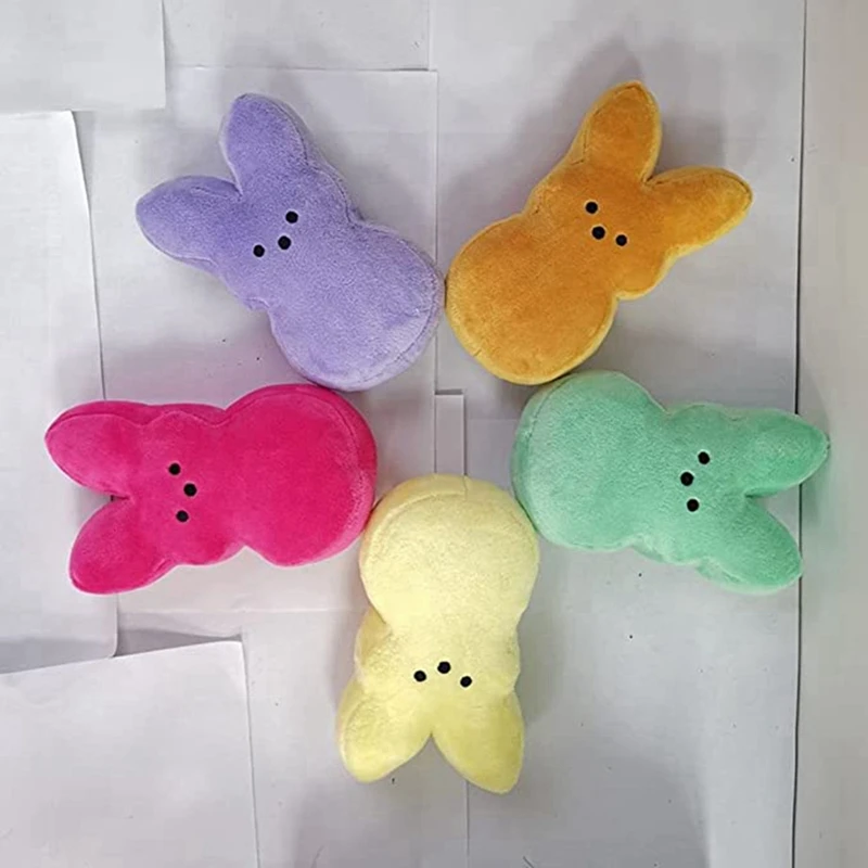 6 шт. 15 см милые животные звезда морковь Peep Bunny кукла кролик куклы игрушки для