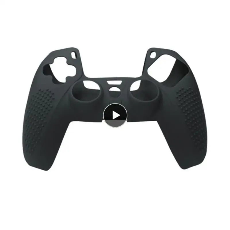 

Silicone For Ps5 Handle Protector Black Lightweight Silicone Case For Ps5 Controller Anti-slip Gaming Controller Cover Premium