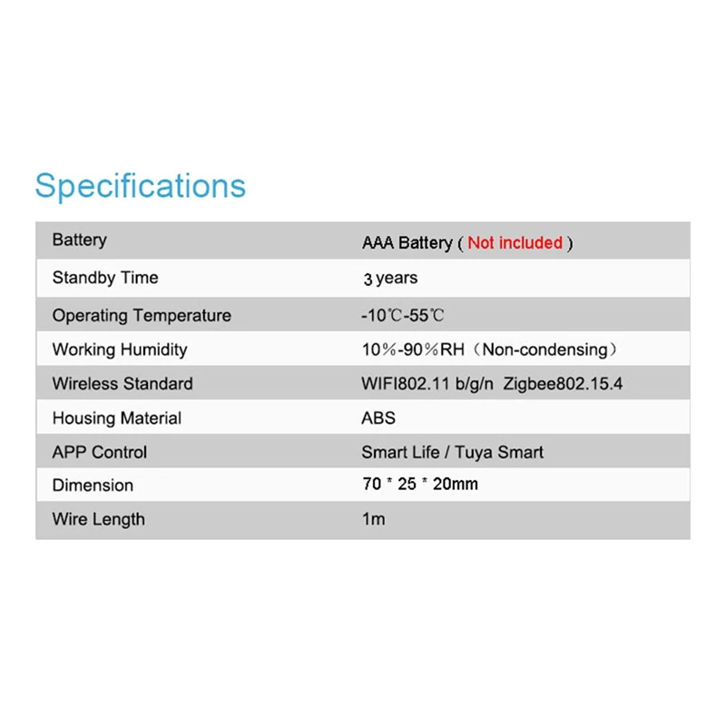 Датчик уровня воды Tuya Zigbee сигнализация утечки для умного дома система оповещения