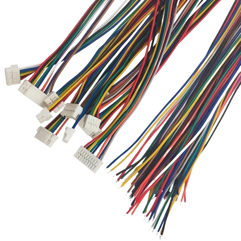 Коннектор серии 1 25 GH1.25 2P/3P/4P/5P/6 Pin JST GH с проводом 10 см/20 см/30 см 1007 28 AWG мм шт.