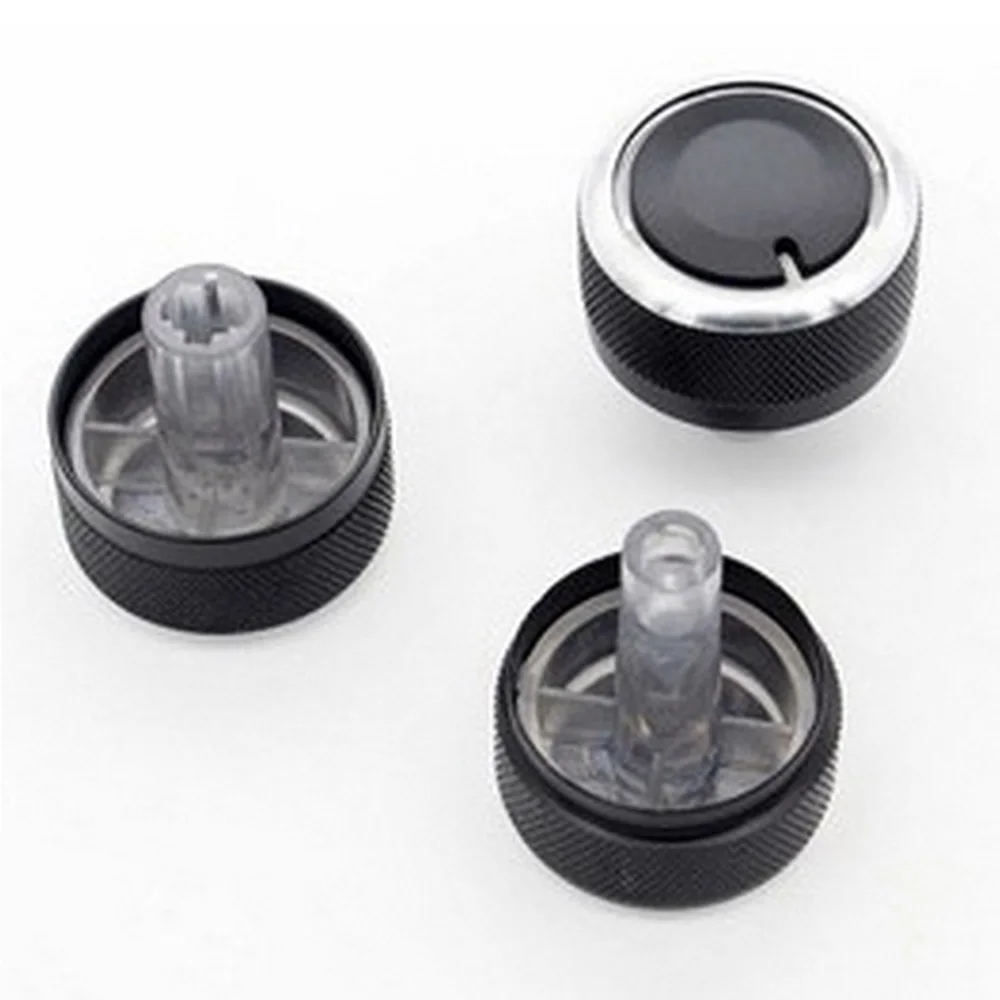 

3Pcs / Set For Mazda 2 Demio 2007-14 Switch Knob Climate Control Buttons Frame A/C Direct Fitment Car Styling Accessories