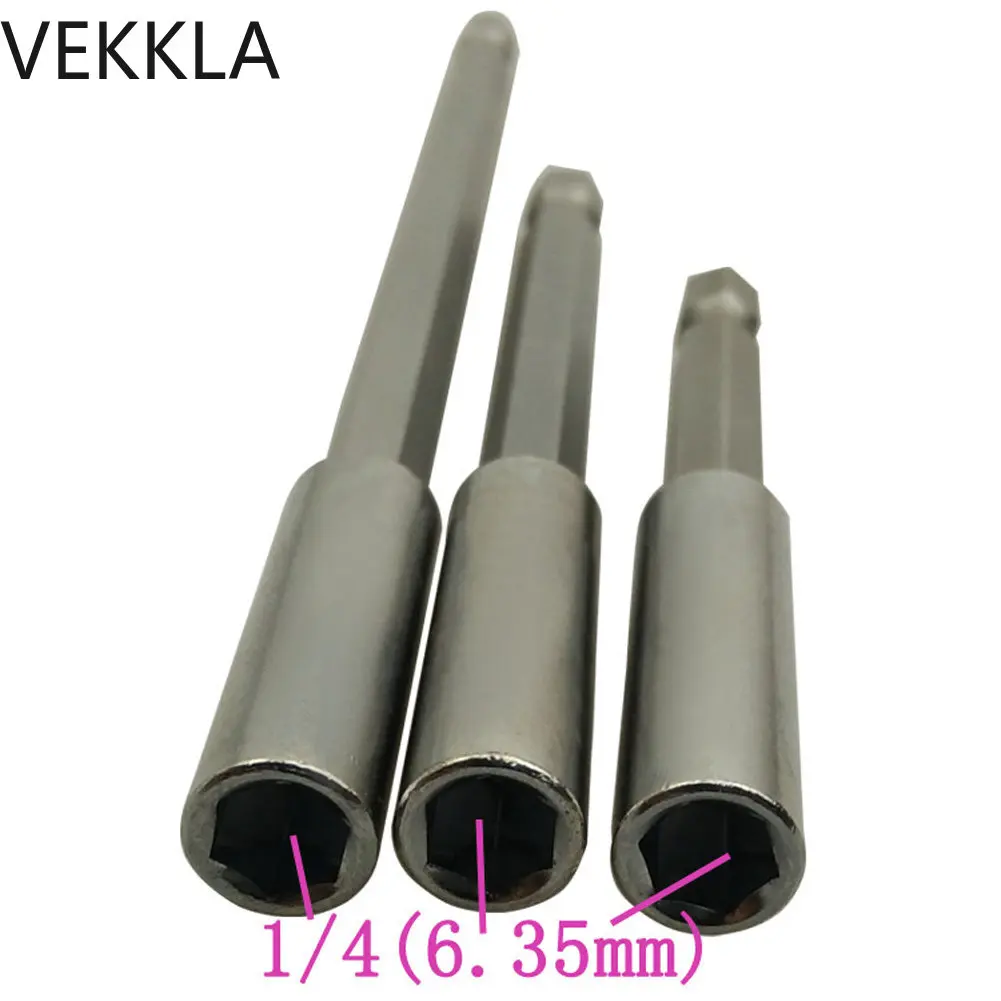 

Новинка 2018, 6 шт., быстросменная Магнитная отвертка, удлинитель, держатель, 1/4 шестигранный набор, аксессуары для домашнего инструмента