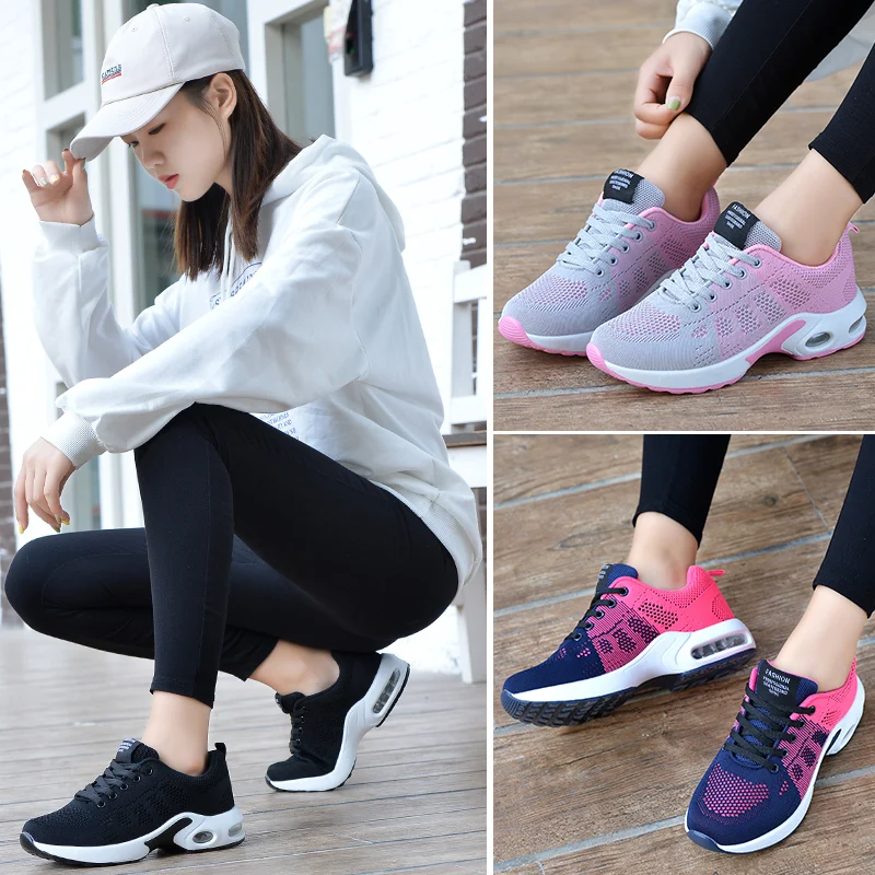 Women's Purple Sneakers Shuttle Fabric Lightweight and Breathable Soft Sole Comfortable Casual Sports Shoes Trainer Tennis 2023