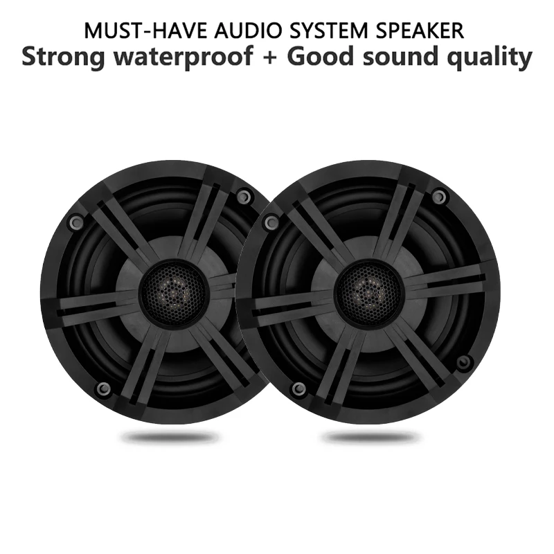 

240 Вт 6,5 дюймов Водонепроницаемый морской колонки 2 Way морской Лодка на открытом воздухе аудио колонки для яхты Ванная комната спа ATV гольф-кары в байкерском стиле