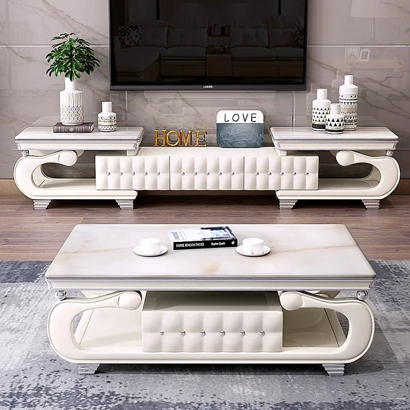 

Entertainment TV Stands Mobile Theater Unit Centermovie TV Table Center Living Room Garden Stoliki Kawowe House Furniture CY50DS