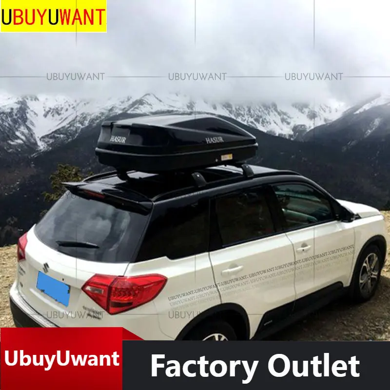 

For Suzuki Vitara 2015-2019 Auto Part ABS Plastic Material Unpainted Color Rear Trunk Wing Lip Spoiler Decoration Car Styling