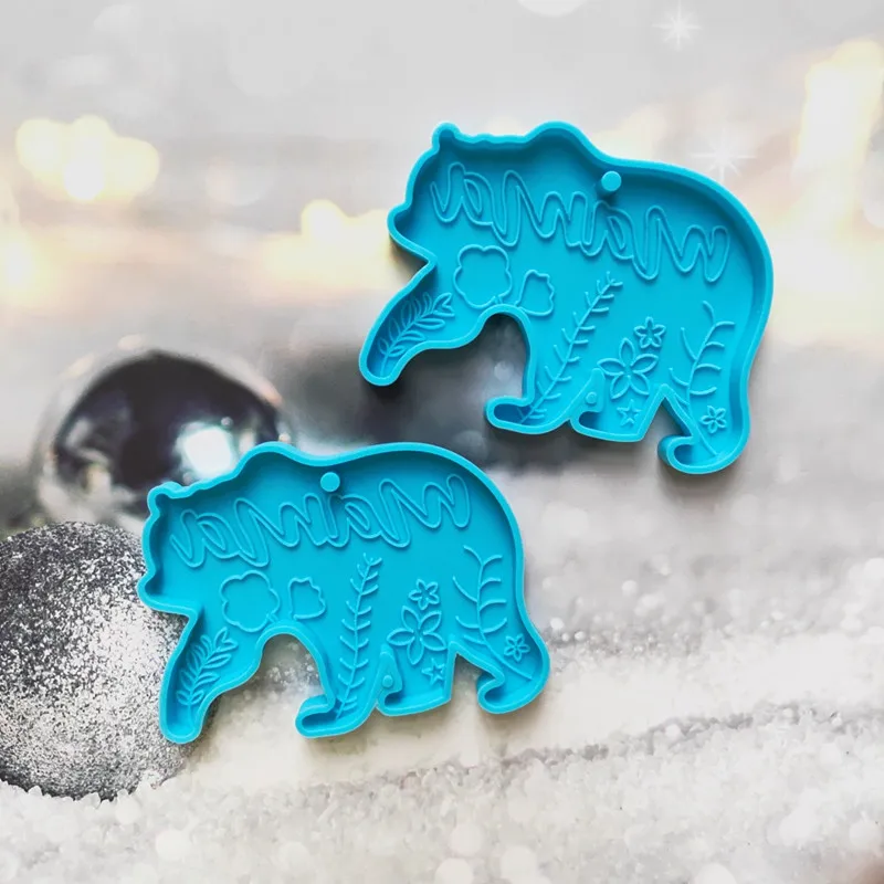 

Подарок на день матери, форма в виде медведя, инструмент для изготовления изделий из смолы, форма для ключей