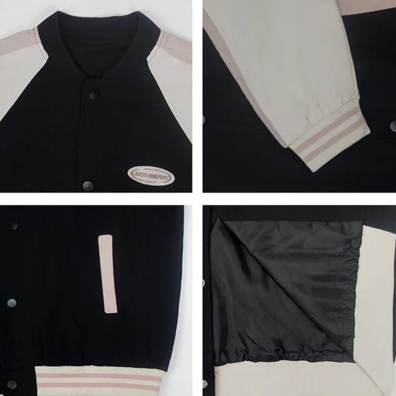 Куртка женская в винтажном Европейском стиле модная бейсбольная униформа для