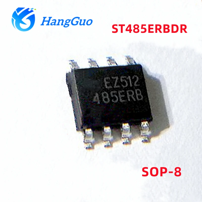 10PCS/Lot New Original ST485ERBDR SOP-8 485ERB Low Power Transceiver