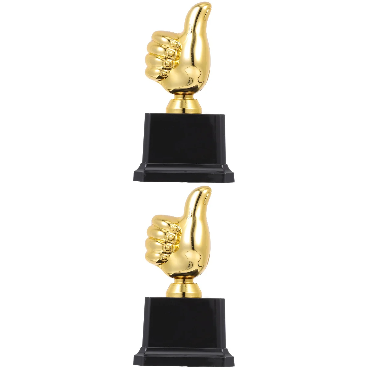 

2 pcs Children Trophy Awesome Thumb Trophy Children Plastic Trophy Thumb Trophy