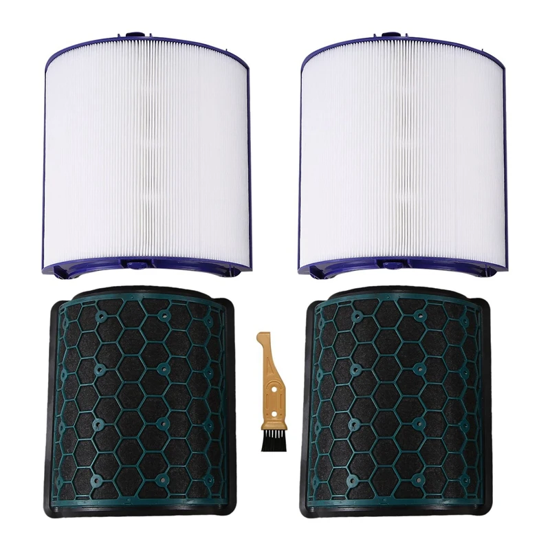 

Top Deals HEPA Filter Activated Carbon Filter For Dyson HP04 TP04 DP04 Air Purifier Sealed Two Stage 360° Filter System