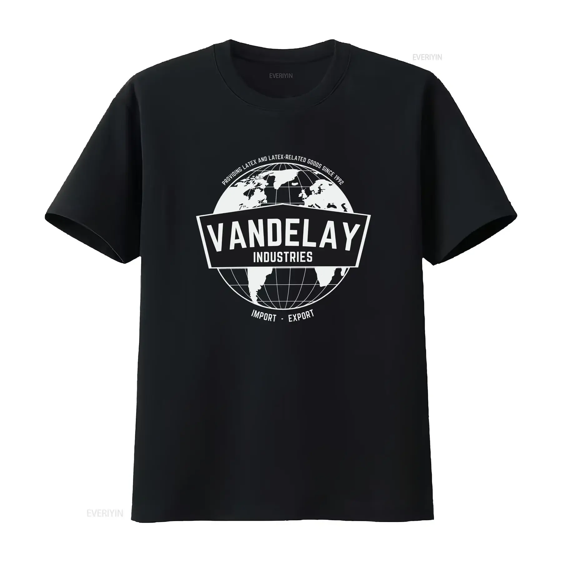 Фото Футболка Vandelay Industries Seinfeld George Costanza Funny's, винтажная, мягкая, удобная, эластичная, с эффектом потертости, мужская №1