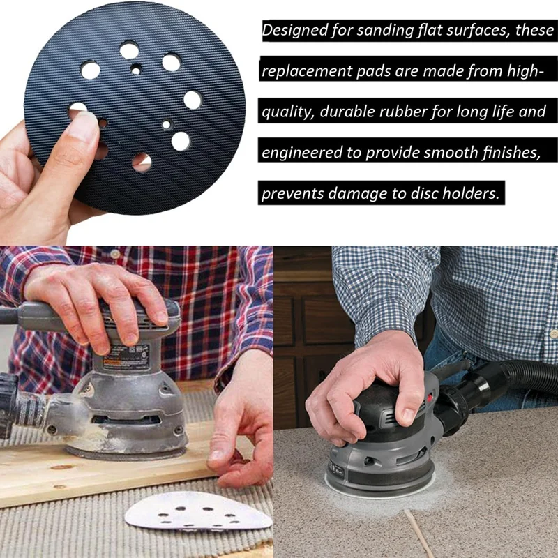 Акция! 2 упаковки диаметр 5 дюймов 8 отверстий сменная шлифовальная подушечка на