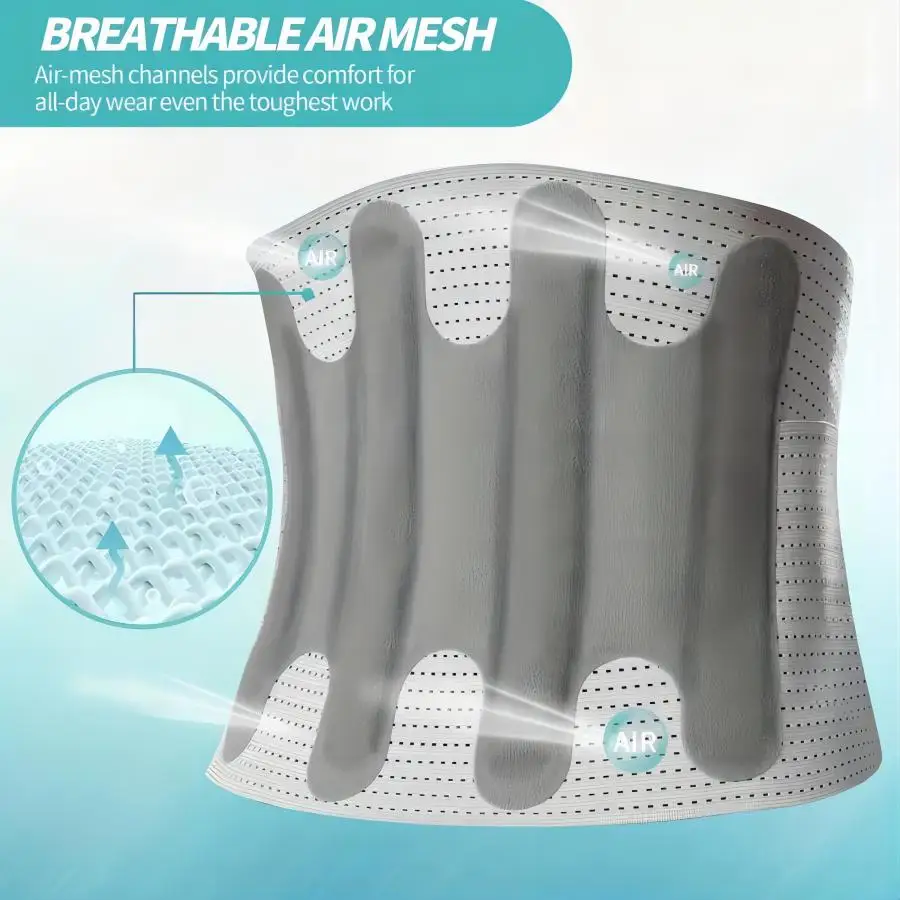 Бандаж для спины поддержка боли в пояснице женщин и мужчин дышащий дизайн с