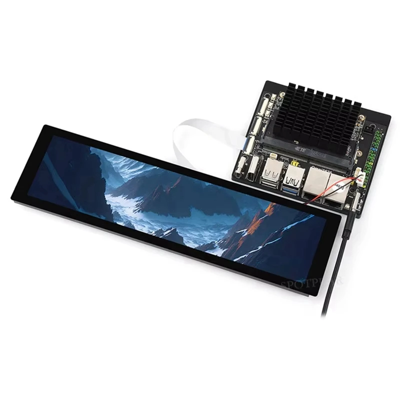 Фото Супер-распродажа: 8,8-дюймовый сенсорный дисплей DSI MIPI LCD 480x1920, ультраширокая панель для портативного монитора RPi-RK-P4 №2