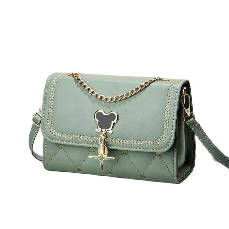 

PU Women's Bag Mobile Phone Bag Fashion Elegant Lady's Shoulder Crossbody Bag Magnetic Button Strap Adjustable Square Bag