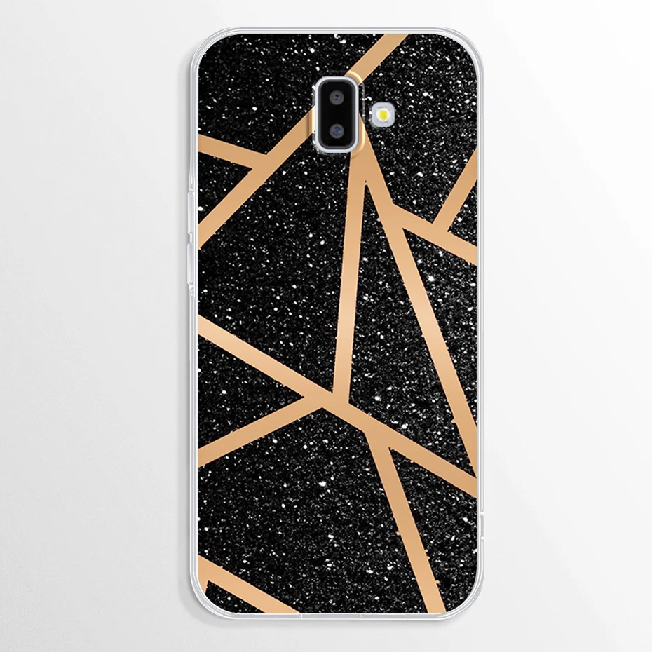 Чехол для Samsung Galaxy J6 Plus чехол 2018 J 6 J6Plus + J610F J600F мраморный Мягкий Силиконовый ТПУ