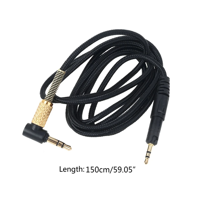 Кабель для наушников с шумоподавлением и регулировкой громкости HD518 HD558 HD598 M40X