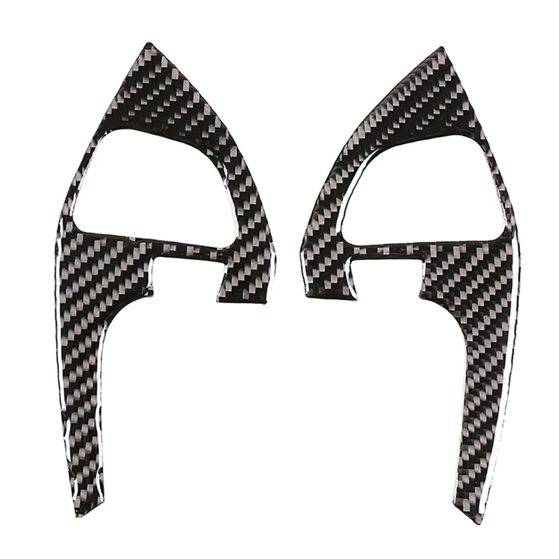 

Car Soft Carbon Fiber Steering Wheel Button Stickers Cover Trim For Toyota Highlander 2009-2013