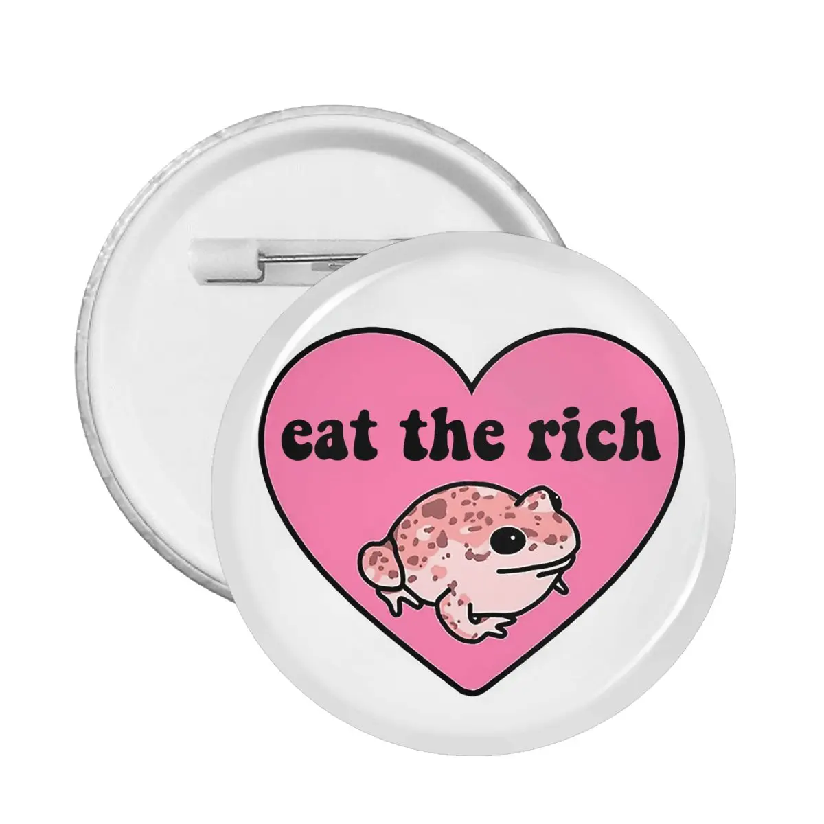 

59 мм съешь богатую лягушку значок на воротник потрясающий значок заколки на лацкан броши для одежды Ювелирные изделия Аксессуары подарок