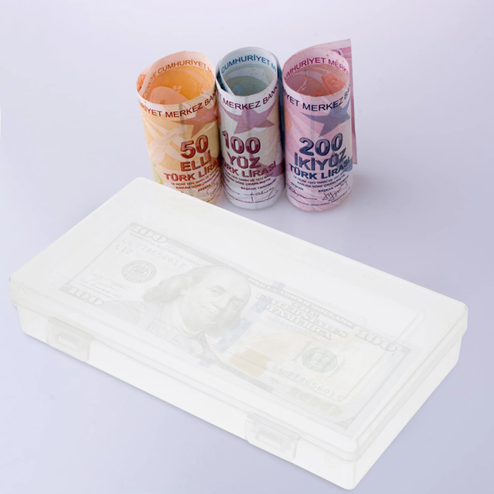 Коробка для хранения зажимов денег защитная сумка бумаги памятный чехол