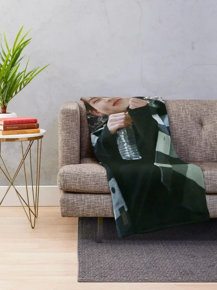 Lee Jooheon MONSTA X Корейский Kpop цветочный дизайн плед одеяло теплая кровать модные