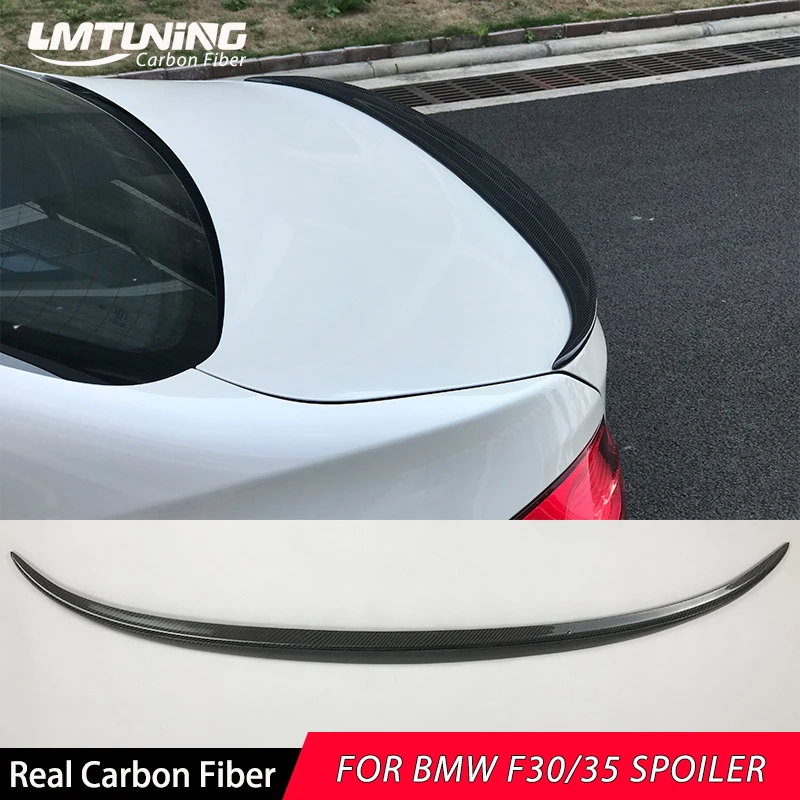Carbon Fiber Trunk Spoiler for BMW 3 Series F30 2012-2019&F80  Rear Spoiler  Rear Boot Lid Highkick Spoiler Wing Lip (M3 Style )