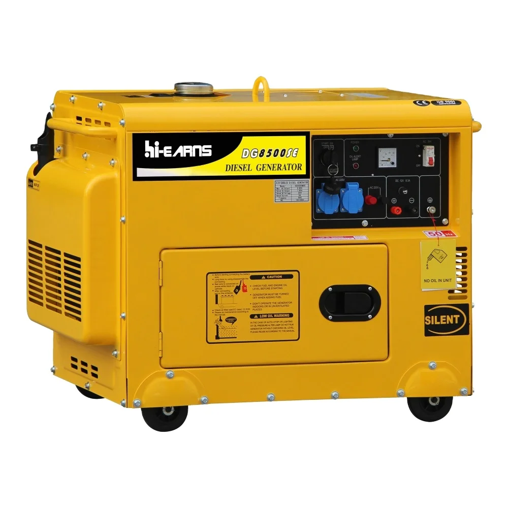 

6KW single phase diesel generator DG8500SE