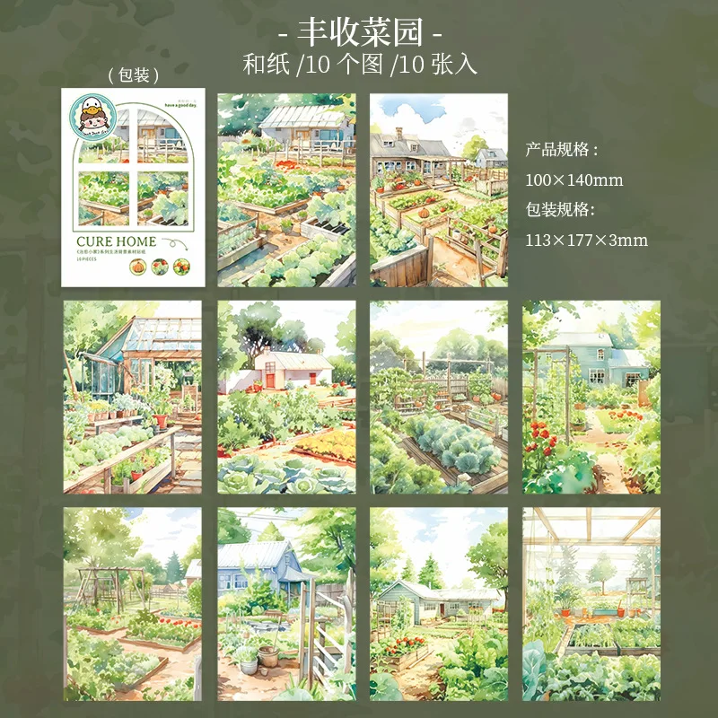 

Набор из 10 стикеров Alideco для скрапбукинга