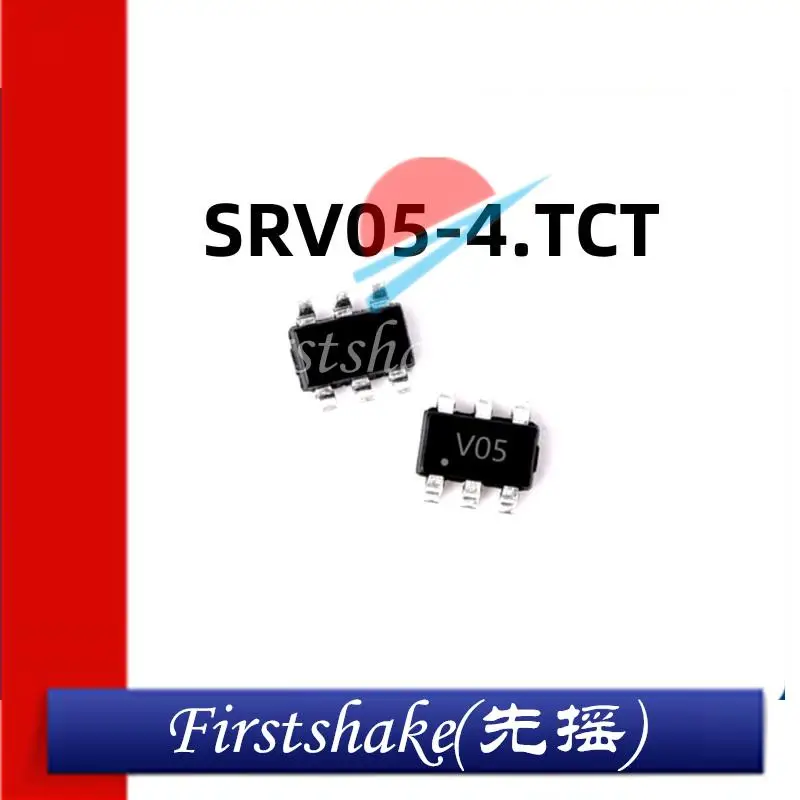 

50Pcs Original Authentic UMW SRV05-4.TCT SOT-23-6 5V 4-wire TVS Transient Suppression Diode Chip