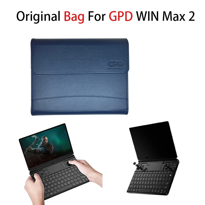 Фото Новый портативный игровой ноутбук GPD WIN Max 2, мини-ПК, синий защитный чехол GPD 10,1 дюйма, 6800U 7840U 8840U, аксессуары №1