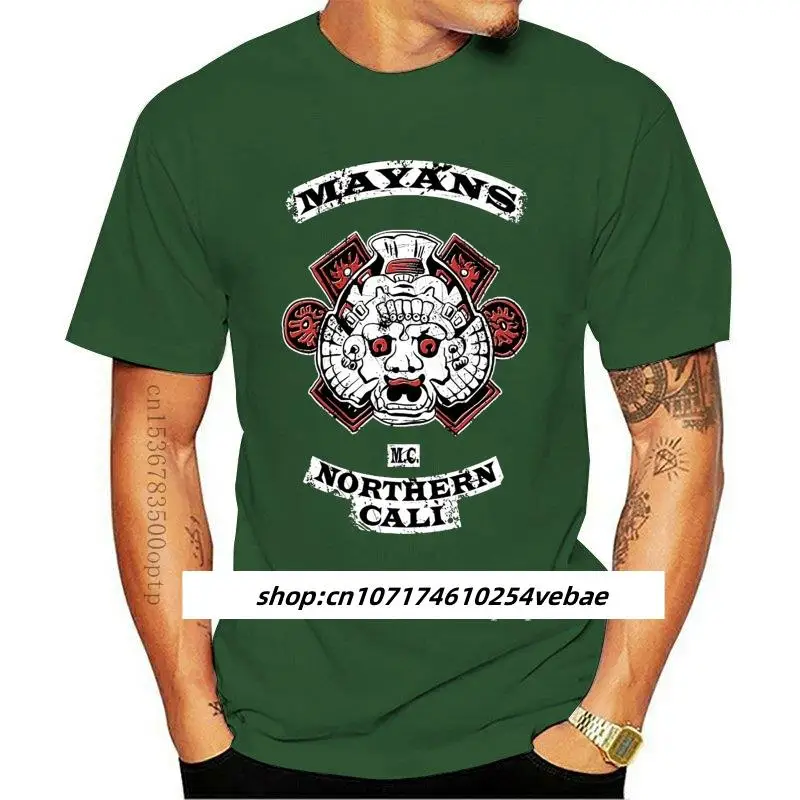 

New Men T shirt Mayans Mc Black Popular T Shirt funny t-shirt novelty tshirt women