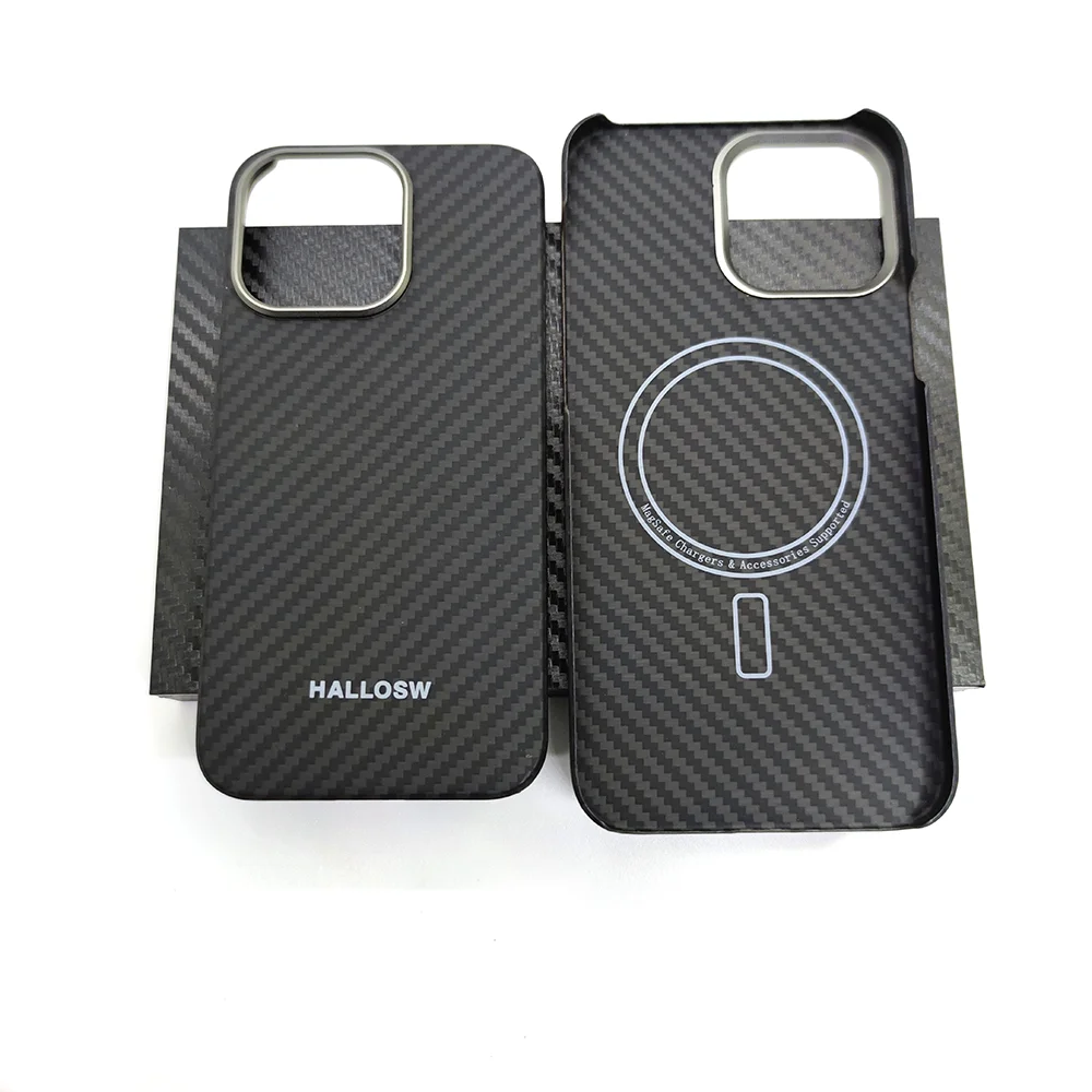 

magsafe For iphone 13 pro max case Carbon Fiber 13 mini phone Cover Ultra-thin Real aramid fiber case For iphone 13 pro magsafe